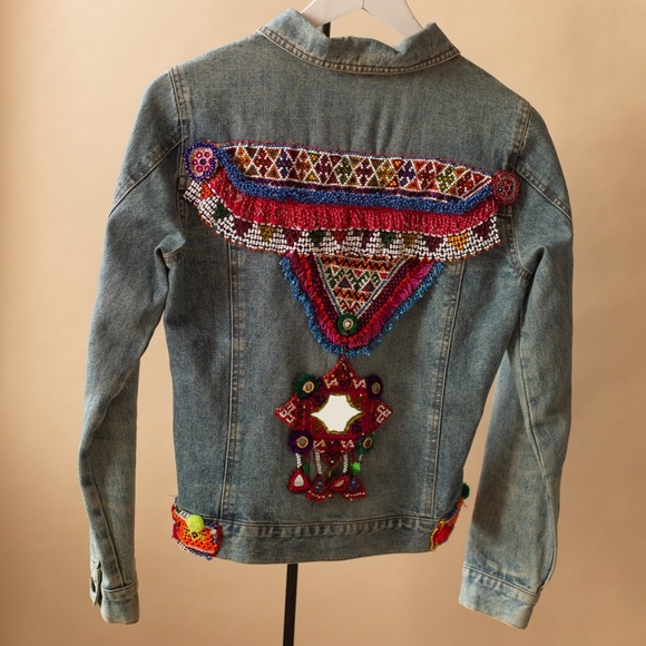 Embellished denim jacket - Picture 1 of 5